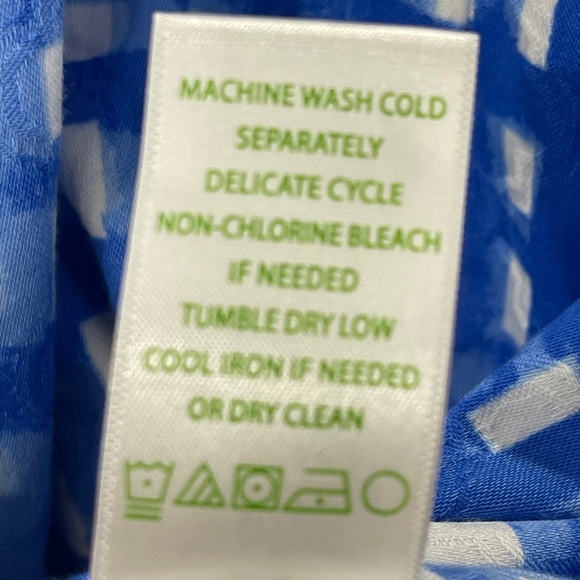 Lilly Pulitzer Feeling Beachy Kelly Ankle Pants Gingham Blue White Size 12 - Picture 6 of 9